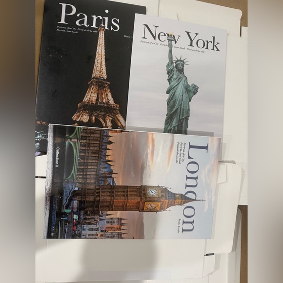 3 Cityscape Decorative Book Set - Black, White, and Gray - Picture 2 of 6